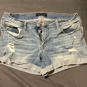 Aeropostale midi denim shorts size 10